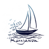 Logo of the association Kannjawou, le voilier-bibliothèque